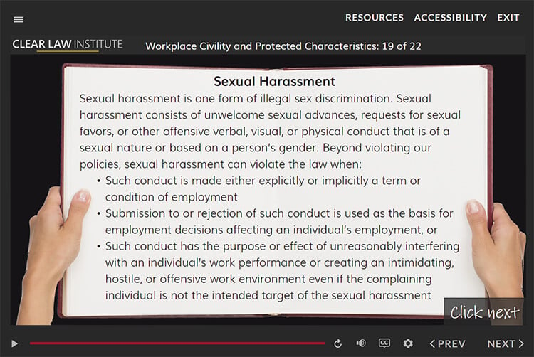 California Sexual Harassment Training & Requirements Clear Law Institute