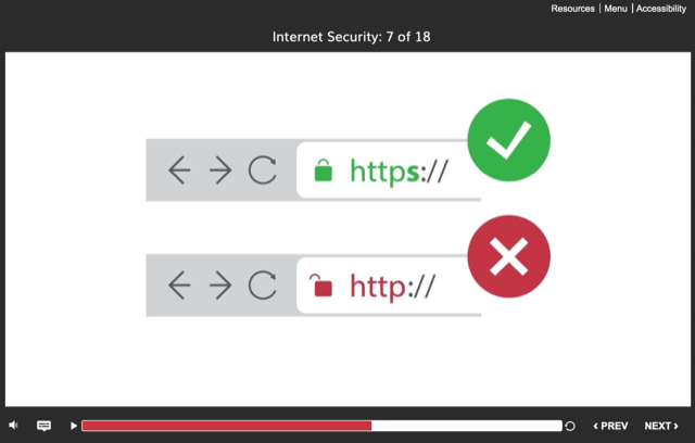 Internet Security Course Page